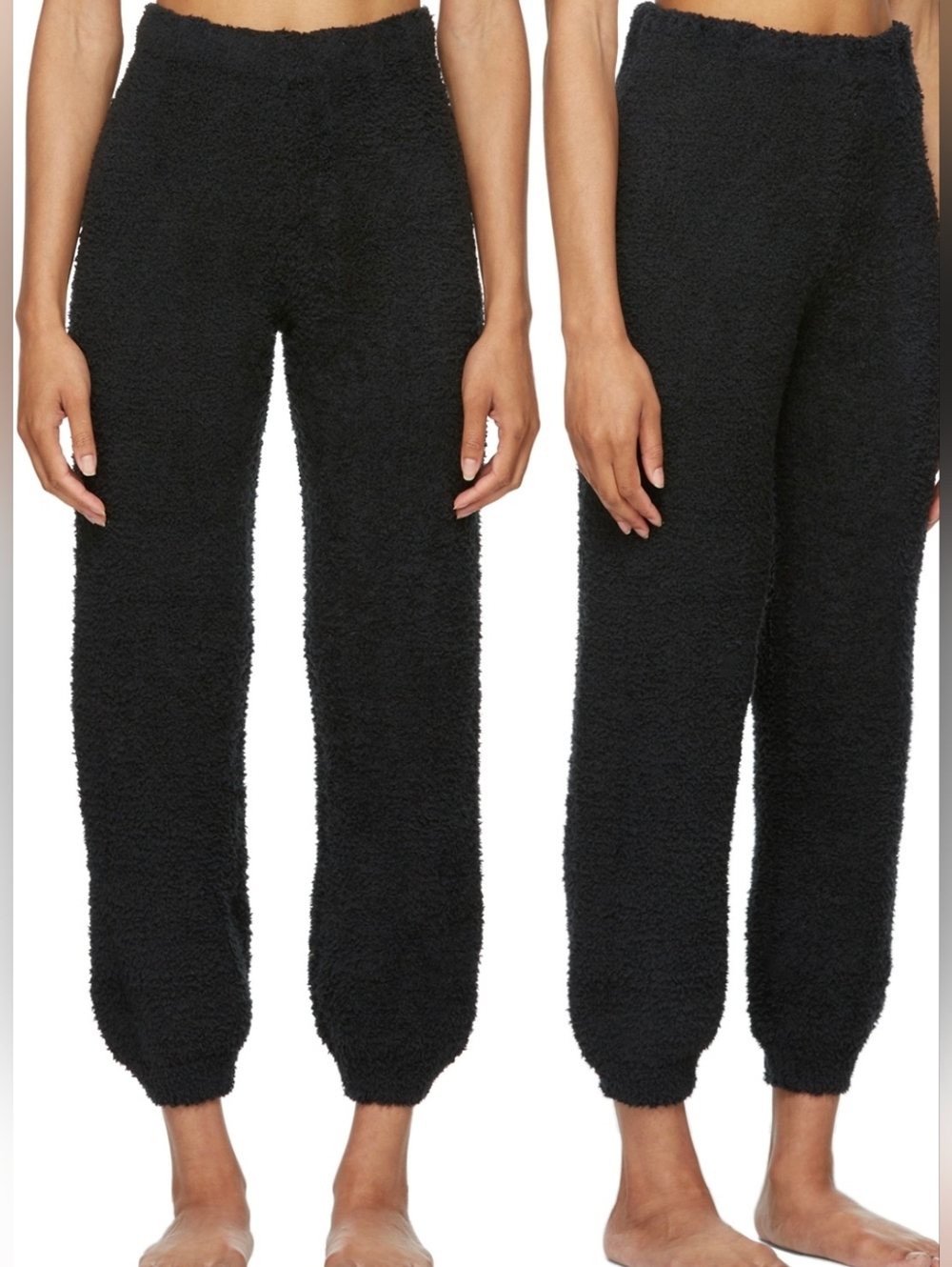 Skims Sherpa Cozy Black Lounge Pants Small / Medium